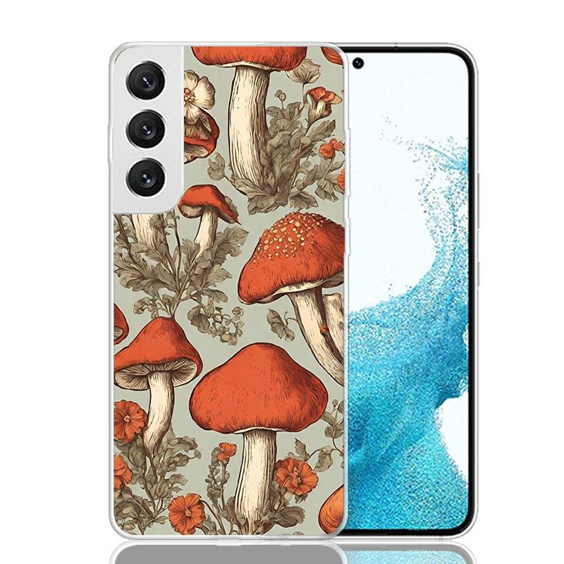 Красочный гриб для Samsung Galaxy S25 S24 S23 S22 Ultra Чехол для телефона S21 Plus S20 FE S10 + S25Edge Fundas Обложка Coque S25 S24 S