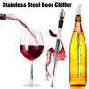 Rapid Iceless Wine Chilling Rod Stainless Steel Cooler Ice Chil Bar for Wine Lovers Wine Cooler Set Wine Bottle Cooler Stick Aerator Pourer