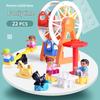 Совместимый набор LEGO DUPLO Парк аттракционов Колесо обозрения с фигурками и животными
