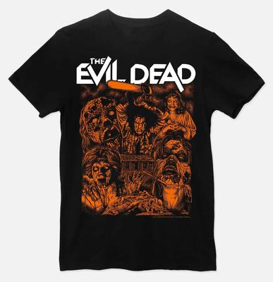 40-летие Evil Dead Группа Хлопок Черный Полный Размер Мужчины Женщины Футболка DI001 Унисекс Футболка