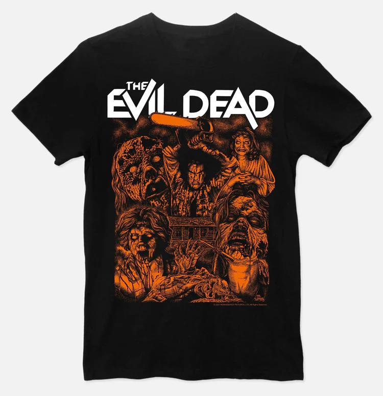 40th Anniversary Evil dead Band Cotton Black Full Size Men Women Shirt Unisex T-Shirt