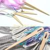KX4B 5pcs/set Weaving Shuttle Crochet Needle Hand Loom Tapestry Knit DIY