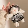 Fluffy Plush Rabbit Doll Pendant Cute Design Rabbit Plush Ornament  Gift for Her