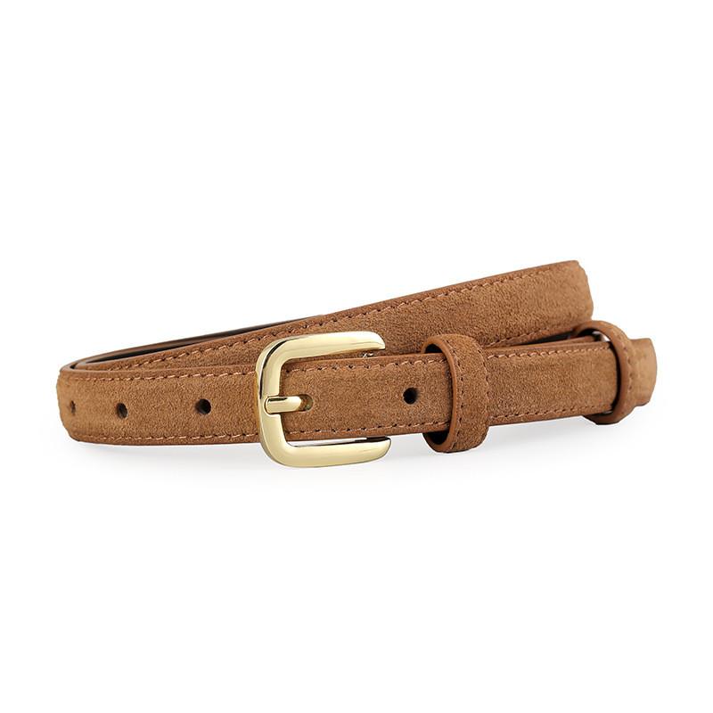 Women Leather Belt With Alloy Buckle For Business And Casual Wear