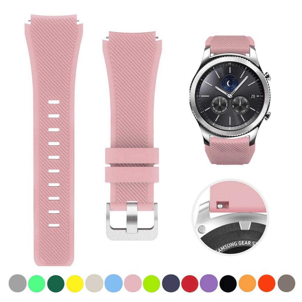 Классический силиконовый ремешок для умных часов 20 мм 22 мм для Xiaomi Watch S1 Pro/глобальная версия ремешки для часов для Mi S1 Active/браслет MiBro Color-Lite
