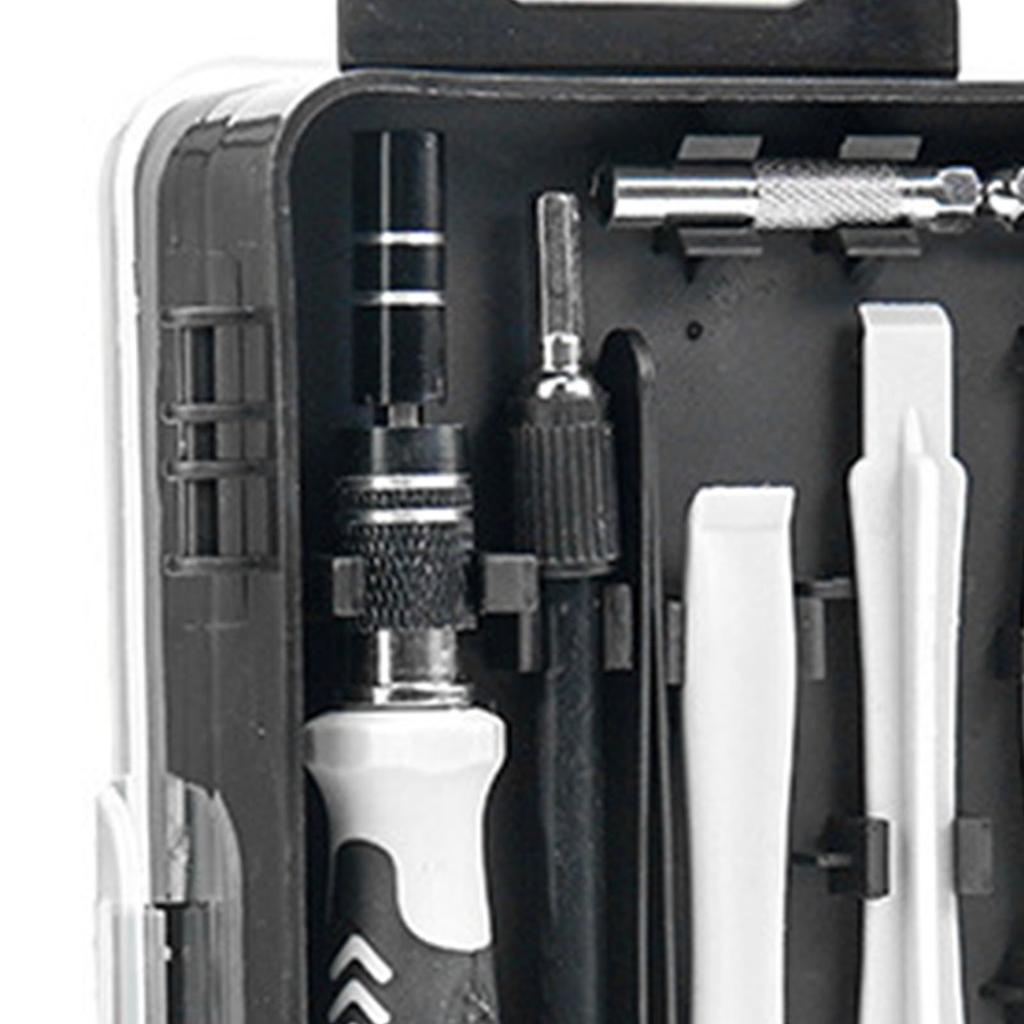 Набор отверток 115 в 1 Магнитный Точный Набор для ремонта мобильных телефонов Инструменты для обслуживания Серо-черный