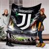 1pc Juventus Theme Blanket - Digital Print, Polyester, Cozy for All Seasons, Perfect for Outdoor, and Travel