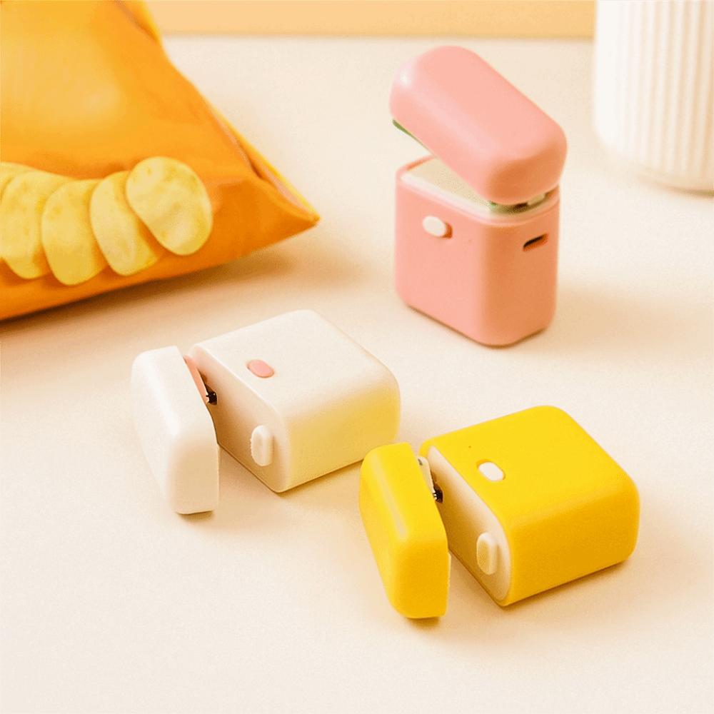 Handheld Plastic Bags Sealer Plastic Food Sealer Clip Portable Mini Sealing Machine Refrigerator