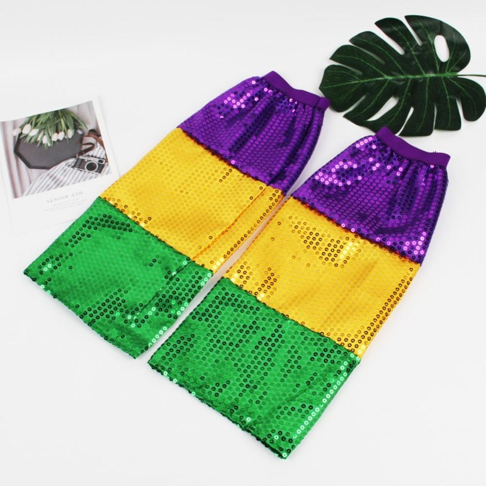 Glittering Leg Warmers Party Dress Knee High Leg Socks New Dance Costume Gift