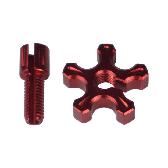 Болт регулировки сцепления мотоцикла, анодированный алюминий с ЧПУ, рычаг тормоза, кабель сцепления, провод с фиксированным винтом, мотоцикл, квадроцикл, UTV, модификация спортивного велосипеда