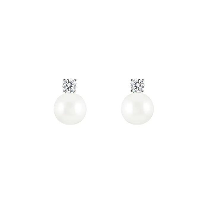 [Носят Юна, Солар, Чон Сон А, Миджу] Серьги-гвоздики Anna с жемчугом