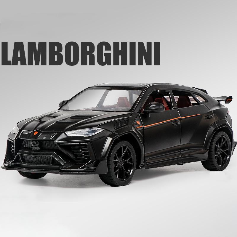 1/24 Lamborghini URUS Bison Mansory SUV Alloy Model Car Toy Diecasts Metal Casting Sound and Light Car Toys for Children Vehicle