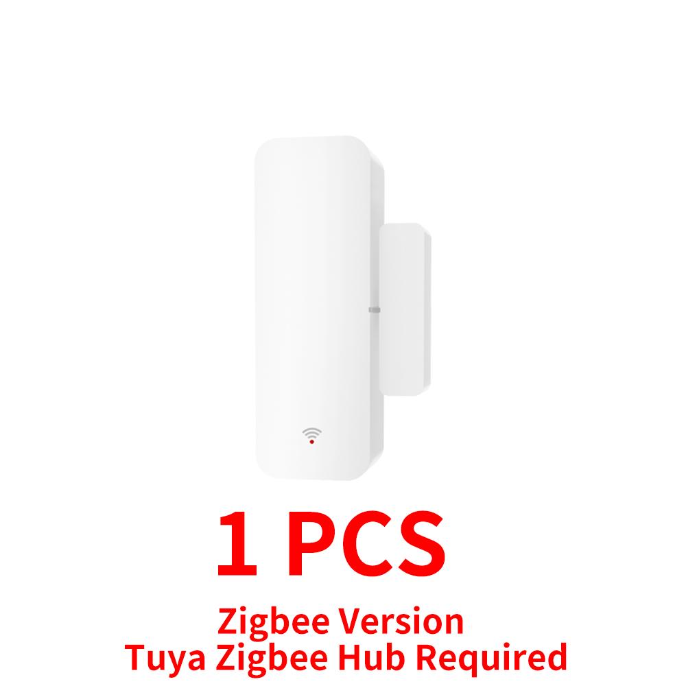 WiFi Tuya Zigbee Door Sensor Window Sensor Contact Open Close APP Remote Control Compatible With Alexa Google Assistant