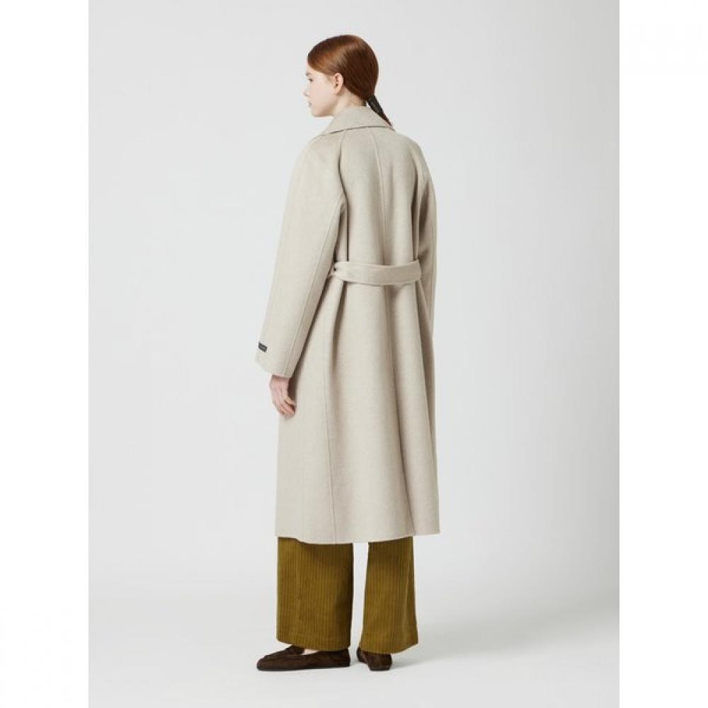 Belted Handmade Long Coat C254msg176