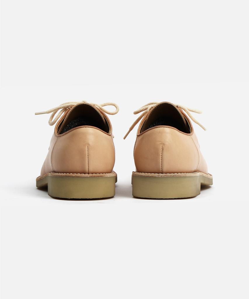 Custommood Cadiz Vegetable Tyrolean Derby Shoes (Natural Beige)