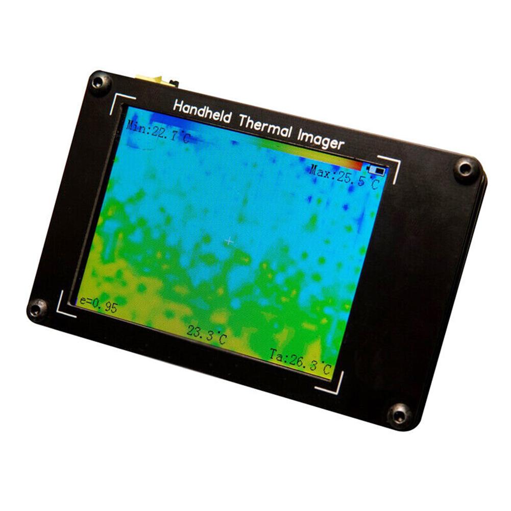 MLX90640 3,4-дюймовый ЖК-цифровой тепловизор Компактный инструмент для проверки тепловизионной камеры