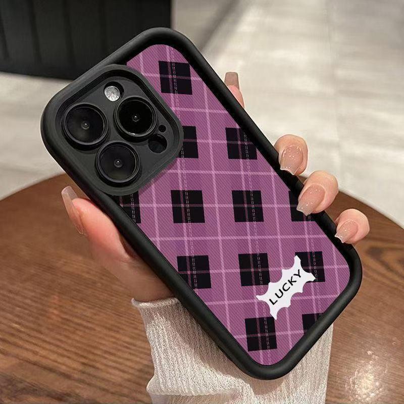 Чехол для iPhone, совместимый с 12/13/14 Pro, 15, 16, 17, 17 Pro Max - Квадратный дизайн