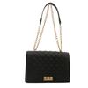 Fashionable Trend Chain Lock New Diamond Indentation Women's Korean Version Simple Crossbody Single Shoulder Small Square Bag Trendy