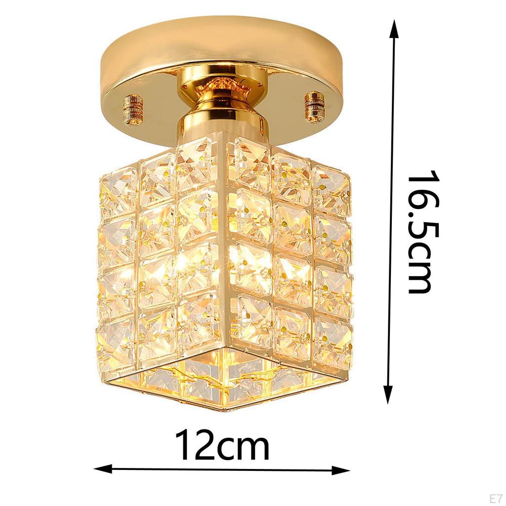 Хрустальный Потолочный Светильник E26 Люстра Балкон Спальня Прихожая Комната