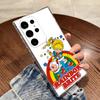 Cute Rainbow B-BriteS Phone Case For Samsung S26 S25 S24 Ultra S23 Fe S22 S20 S21 Plus Plus 5G Fe Transparent Cover