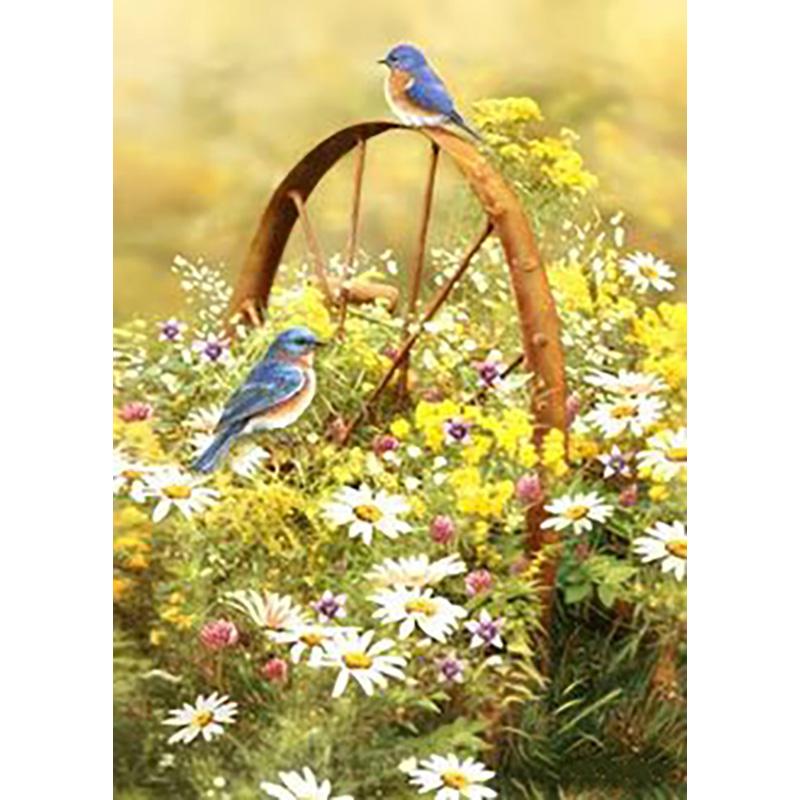 DIY 5D Diamond Painting Full Drill Round Animal Bird Diamond Embroidery Cross Stitch Mosaic Kit Wall Art Gift Home Decor