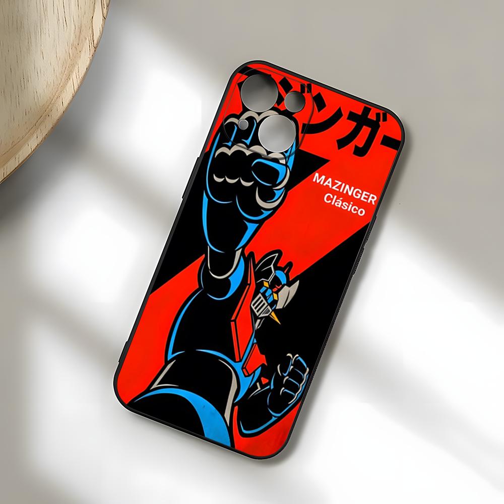 Аниме M-Мазингер Z Чехол для телефона Для IPhone 17 Pro Max 15 Pro 16 14 Plus 12 13 Mini 11 Pro Ударопрочный Мягкий Чехол