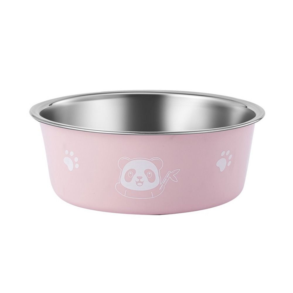 Нескользящая миска для кормления кошек с рисунком панды, поднос для питья и еды для щенков и котят