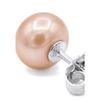 Boucles d'oreilles - PEARLS &amp; COLORS - Perle d'eau douce Rose 5-6 mm - Argent 925 - Clou/Puce - Qualité AAA+