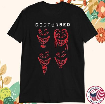 Disturbed The Sickness Faces 25th Anniversary Tour 2025 Футболка, размер S-4XL