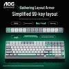 AOC GKM100 Tri-Mode Wireless Mechanical Keyboard and Mouse Combo