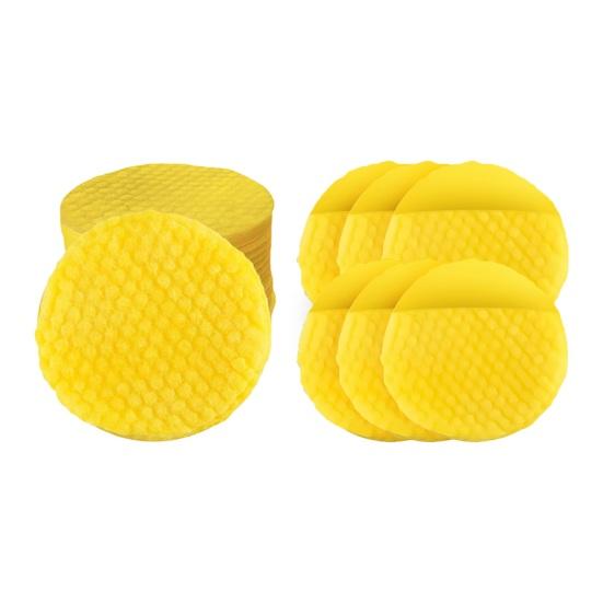 30/50 шт. очищающие диски с койевой кислотой для удаления темных пятен и макияжа, спрессованные спонжи для лица с куркумой, мягкое очищение пор, отшелушивание, очистка лица, хлопок