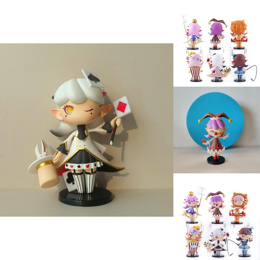 Exquisite Pvc Figure For Display Small Monster Amusement Park Circus Magician Model