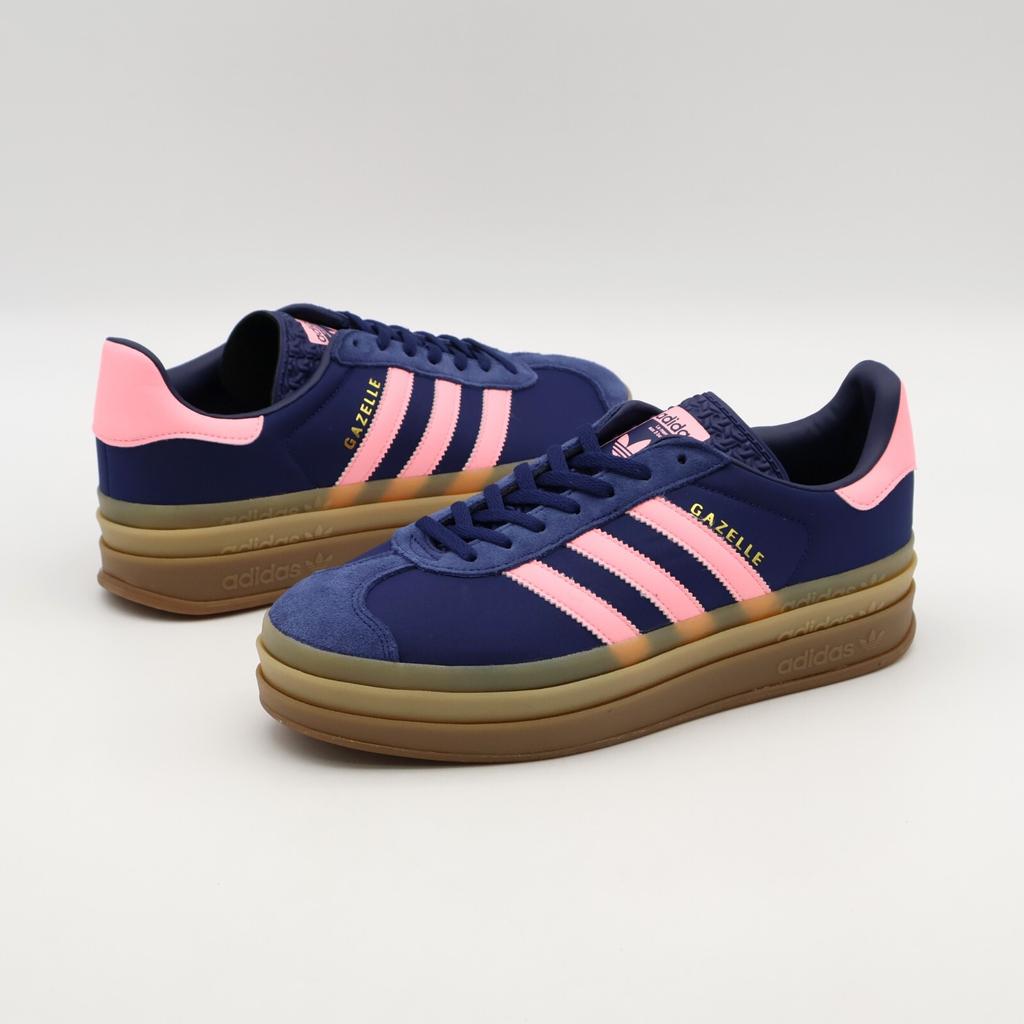 IG4390 adidas Originals Gazelle Bold Темно-синий Розовый Искрящийся (Женский)