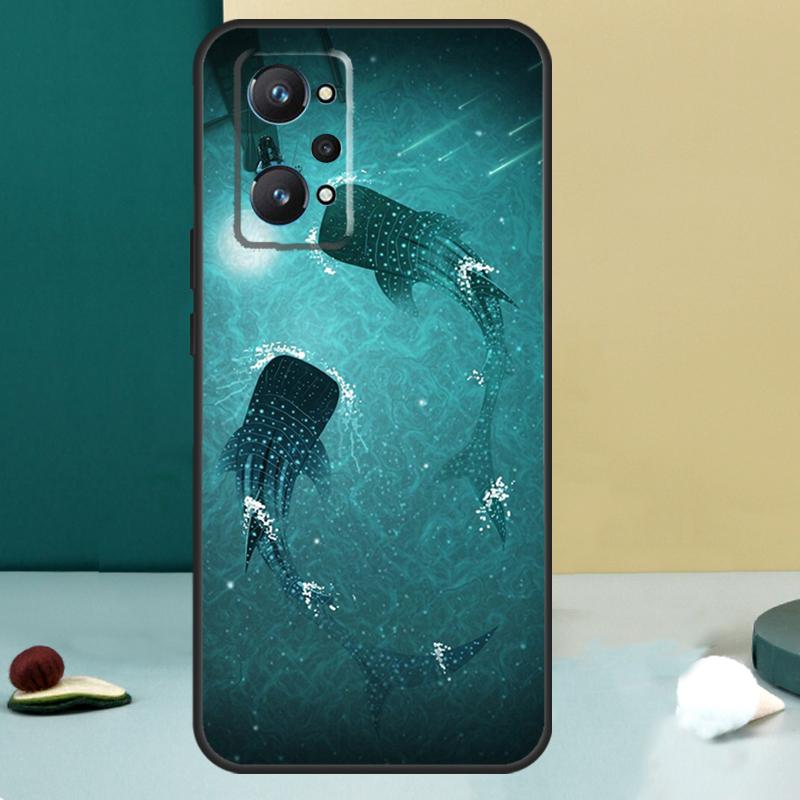 Чехол с изображением китовой акулы из океана для OPPO Realme C33 C55 C35 C31 C30 C21Y C25 C11 C15 GT Neo 5 3T 2T 8 9 10 11 Pro Plus