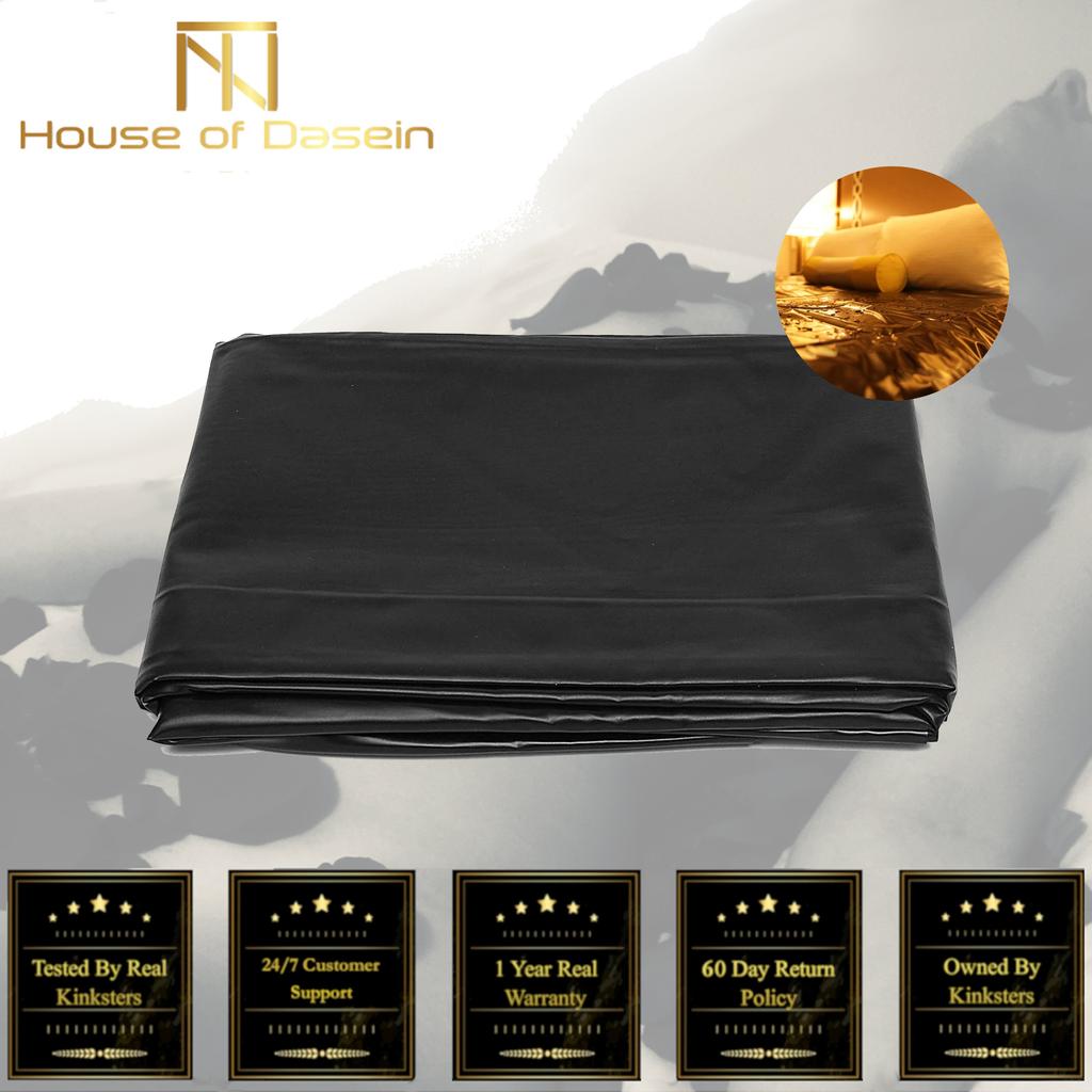 Waterproof Black Mattress Cover Pvc  Dungeon Play Kink Fetish Sex Bedding
