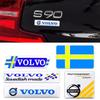 3D Emblem Sticker Logo Car Fender Badge Trunk Decal For Volvo ES90 EC40 EX40 EM90 XC90 V90 V60 XC60 V40 S80 S60 S90 XC40 XC70