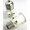 White EU Plug Connector E27 Socket Light Bulb E27 To EU Plug Lamp Holder E27 EU LED Bulb Adapter