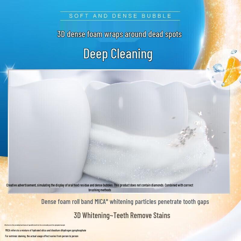 Crest 3D White Invigorating Iced Orange Toothpaste