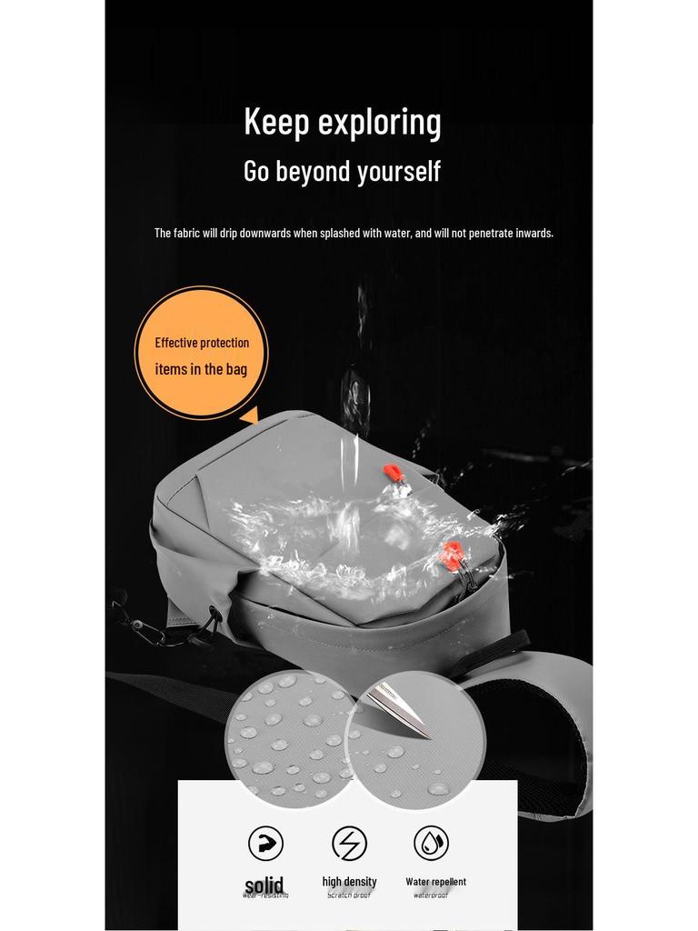 Men's Multifunctional Outdoor Chest Bag - Versatile Fashion Crossbody for Sports & Casual Wear