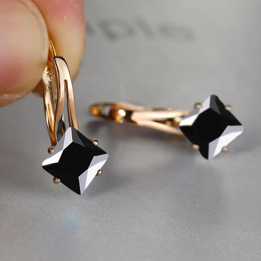 Изысканные серьги, модные ювелирные изделия, золотой цвет, бриллиантовая огранка, аквамариновый камень, камень-талисман, невеста, принцесса, помолвочные серьги AVE