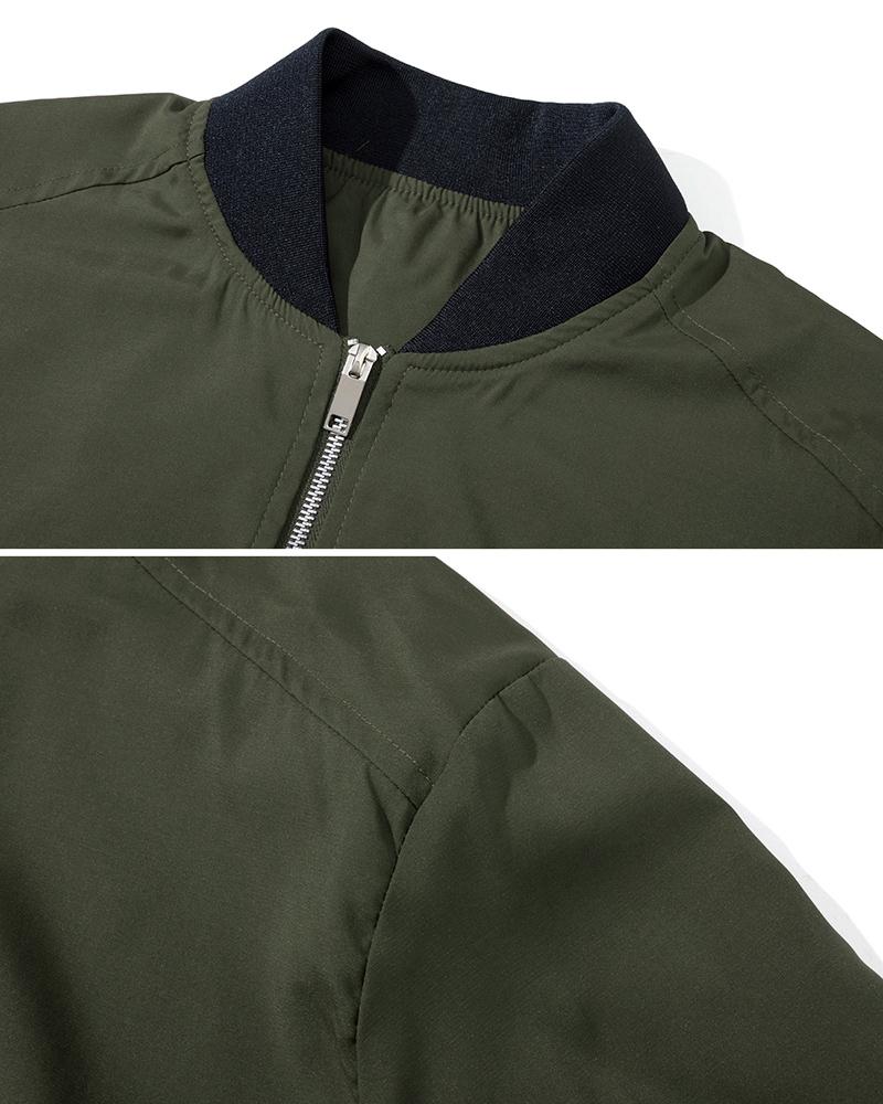 Мужская легкая куртка-бомбер американского размера на весну и осень - повседневное университетское бейсбольное пальто для летных пилотов