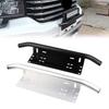 Glossy Surface License Plate Frame Anticorrosion Car License Plate Bracket  Universal