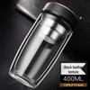 Aiyiyaoxuan Gentleman Double Wall Glass Cup
