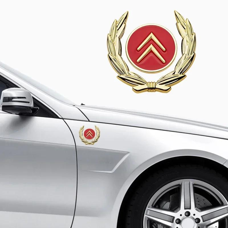 CCV2 1 Piece Emblem for Citroen C2 C4 Berlingo C1 DS3 Aircross Elysee C3 Picasso C5 Saxo Car Window Side Sticker Trunk Accessories