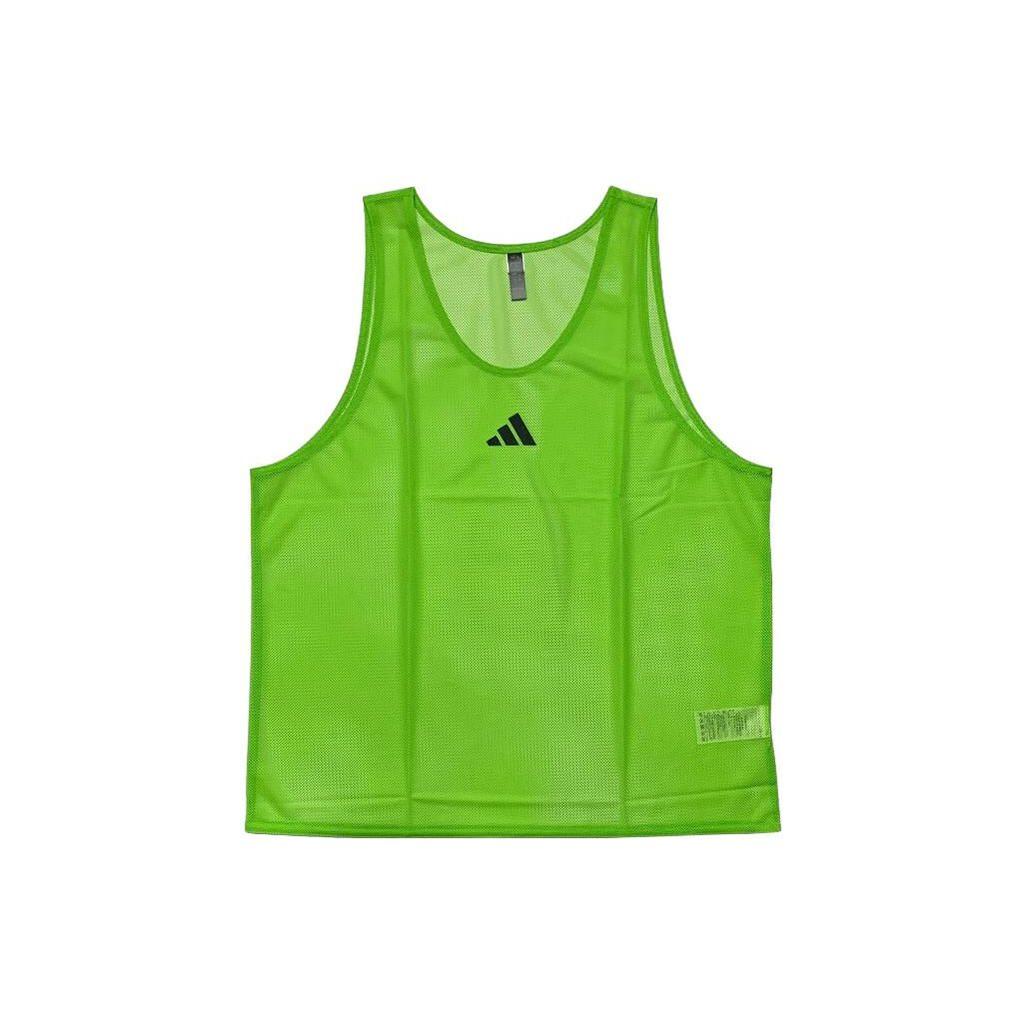 Adidas Однотонный логотип, легкий круглый вырез, тренировочный футбольный матч, дышащий жилет без рукавов, мужские жилеты, зеленый цвет HP0732