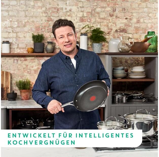 Сковорода Tefal E3040244 Jamie Oliver Cook's Direct из нержавеющей стали, 20 см