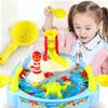 NEW Magnetic Electric Water Toys Fishing Table with Light Music Beach Toy Kids Education Birthday Christmas Gift for