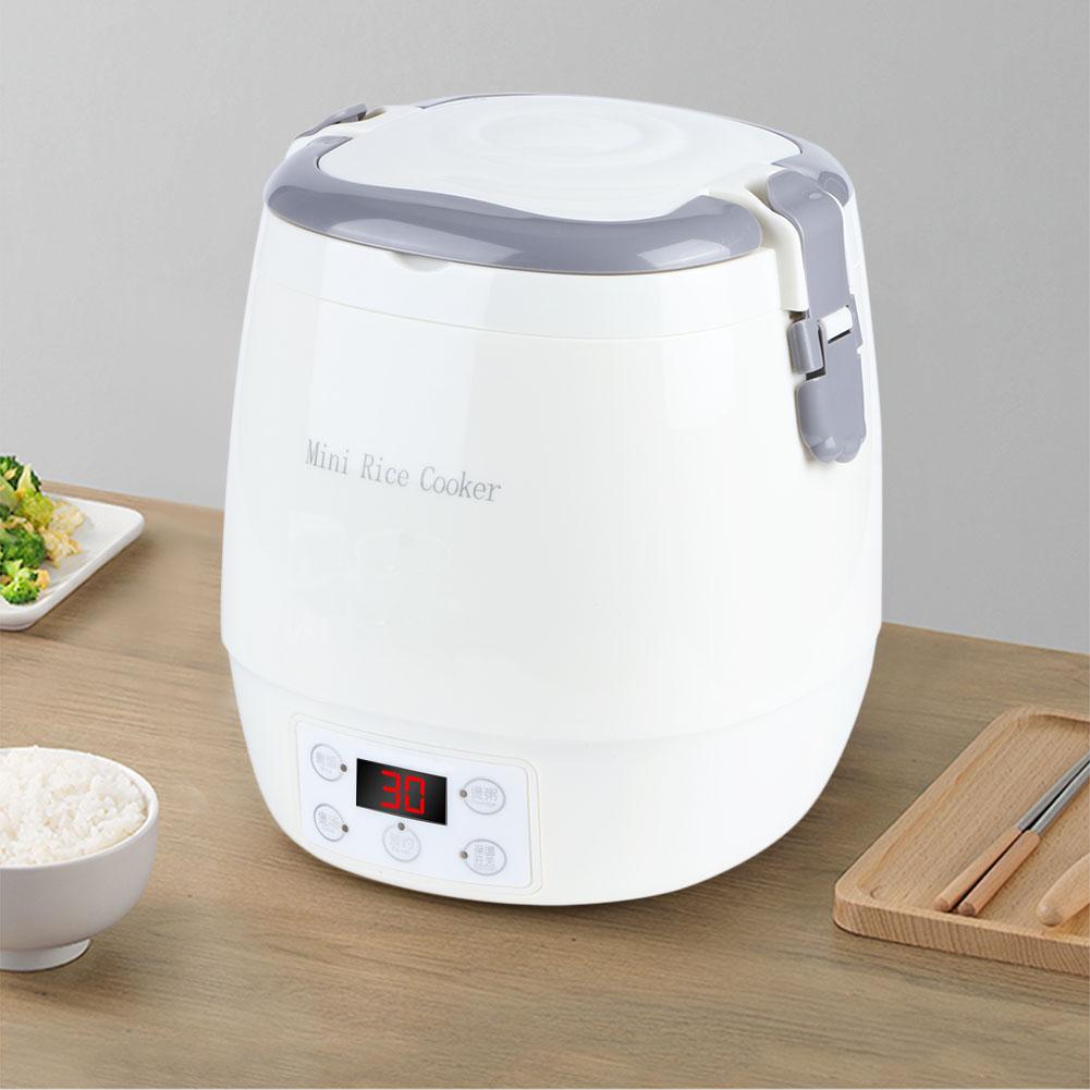 1.6L Портативная электрическая мини-рисоварка Smart Food Steamers для домашнего использования в автомобиле Зажигалка 12V