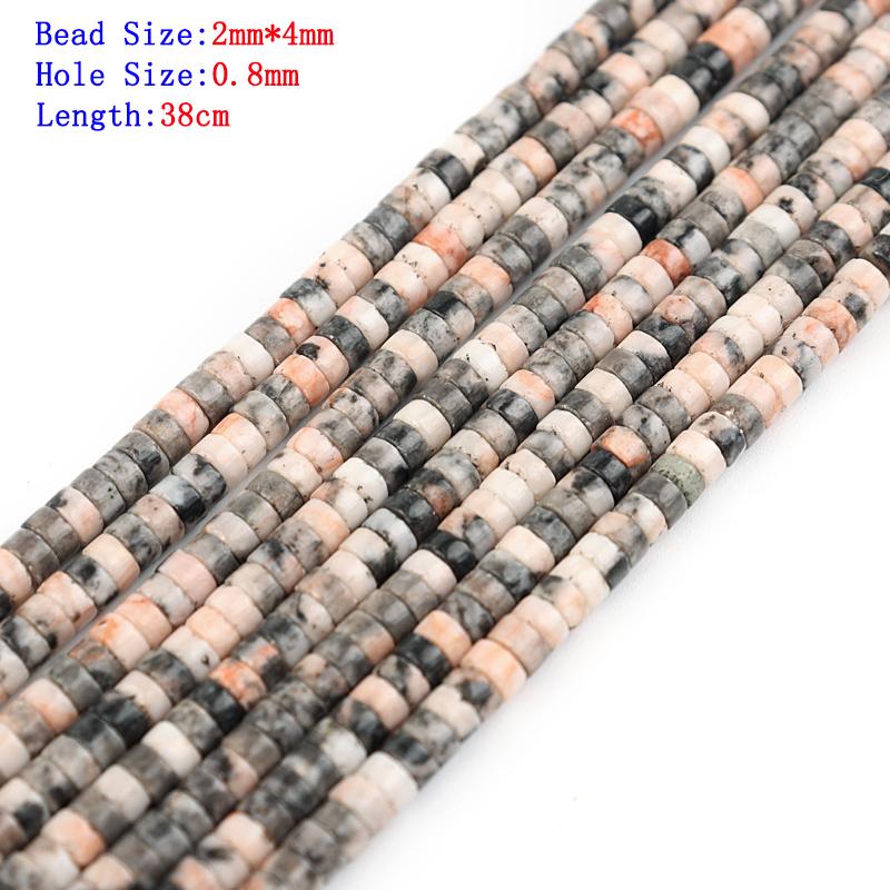 1strand 4/6/8/10mm Natural Stone Flat Beads Druzy Quartz Crystal Loose Spacer DIY Bracelet Necklace Fashion Jewelry