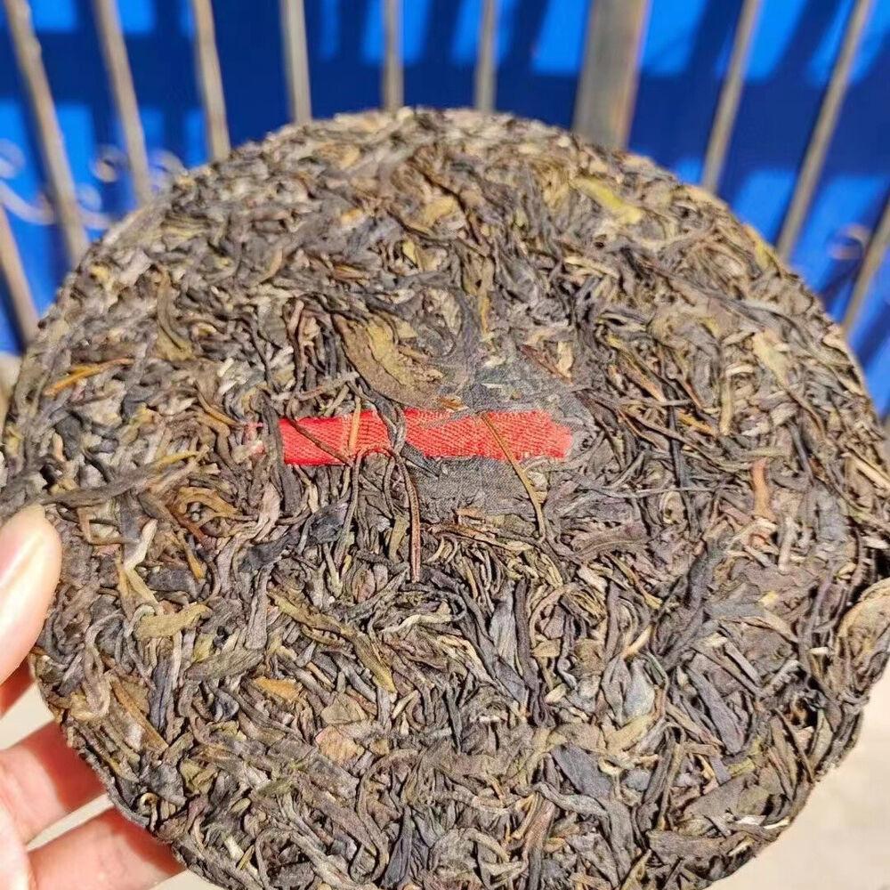 357 г сырой чайный пирог из выдержанного пуэра в провинции Юньнань, сырой чайный торт из пуэра Сонгпинхао, чай из старого пуэра